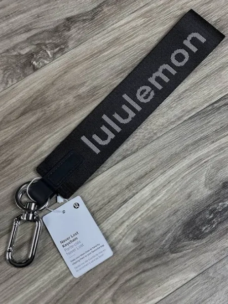 Lululemon Black keychain