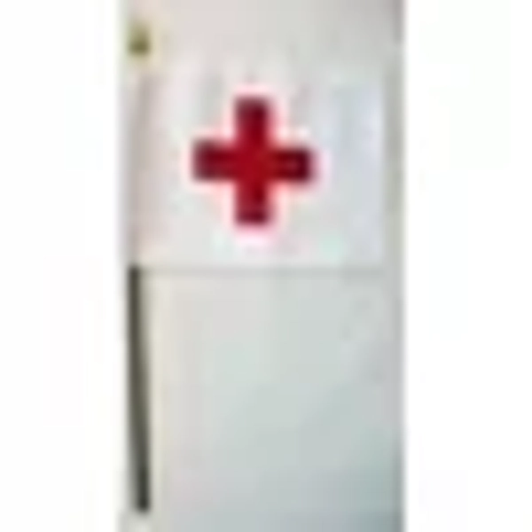 Red Cross - 4"x6" Stick Flag