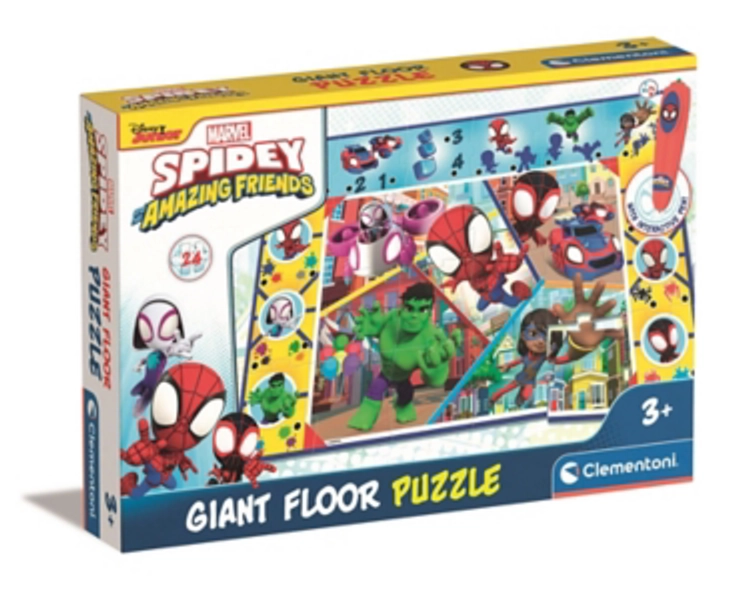Spidey &amp; Friends - Giant Floor Puzzle With Interactive Pen