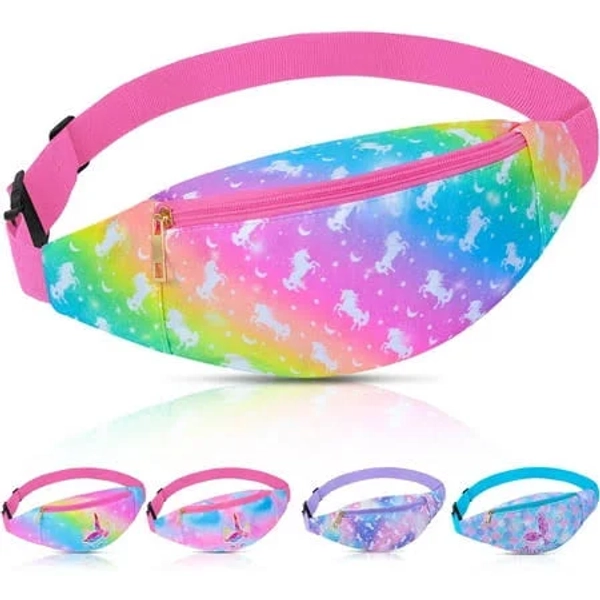 Ausletie Fanny Pack for Kids Girls Fashion Waist Pack With Adjustable Belt