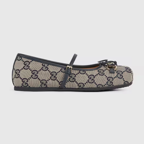 Children's ballet flat with Horsebit