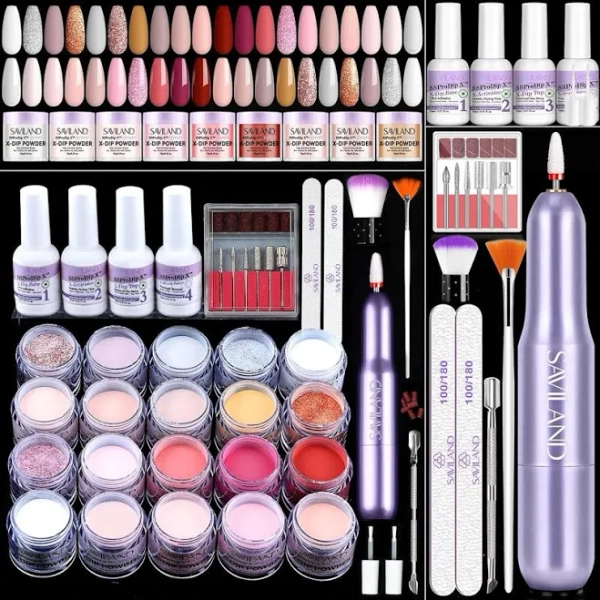 Women's SSProDip X 20 Colors Dip Powder Nail Kit with Drill