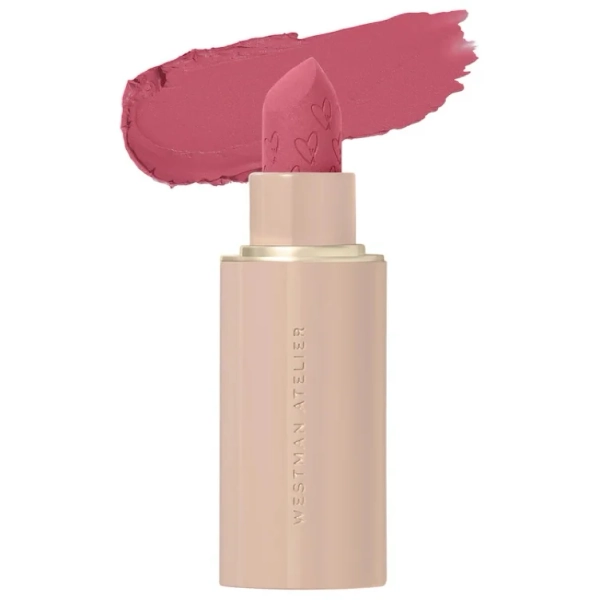 Lip Suede Hydrating Matte Lipstick with Hyaluronic Acid - Rose