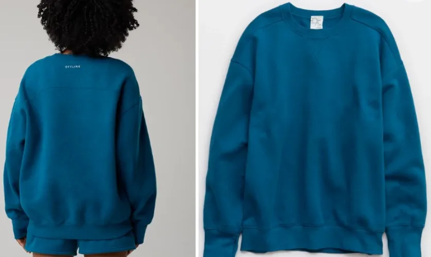 OFFLINE By Aerie Cloud Fleece Oversized Crewneck Sweatshirt