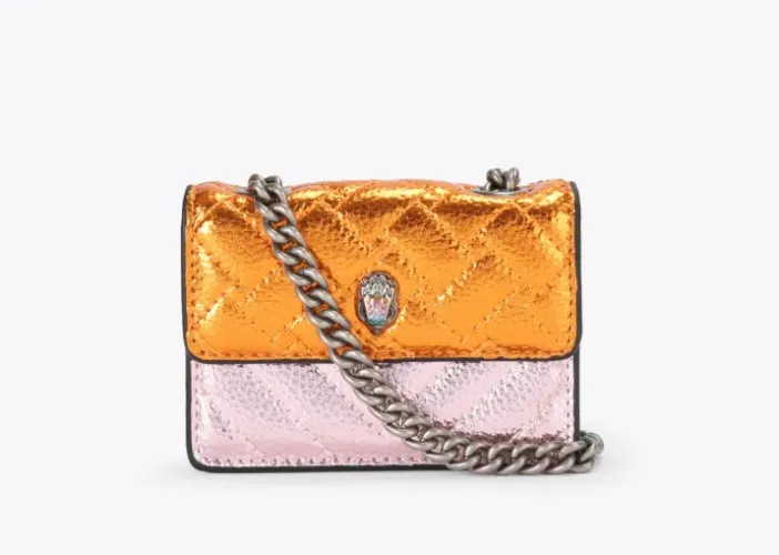 MICRO KENSINGTON Multi-Colored Micro Quilted Cross Body Purse by KURT GEIGER LONDON