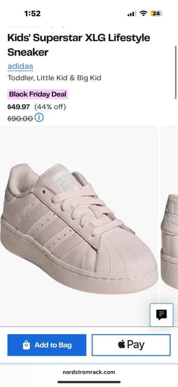 Kids' Superstar XLG Lifestyle Sneaker