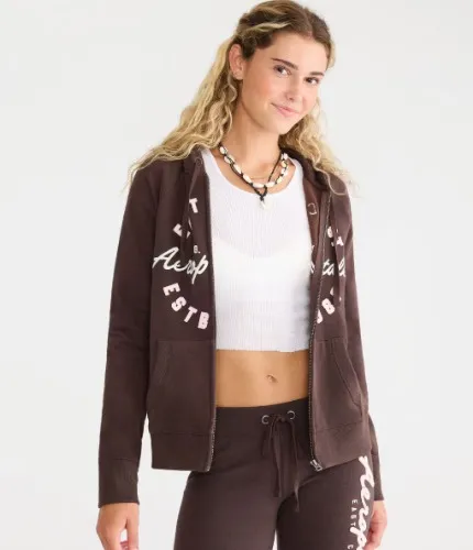 Aeropostale East Coast Full-Zip Hoodie