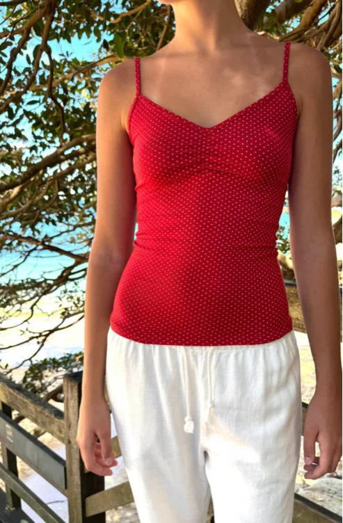 Archie Polka Dots Tank