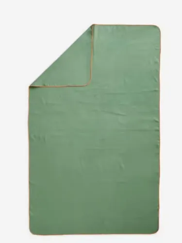 DECATHLON Telo microfibra XL 110x175 cm verde