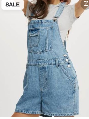 Short Denim Overall