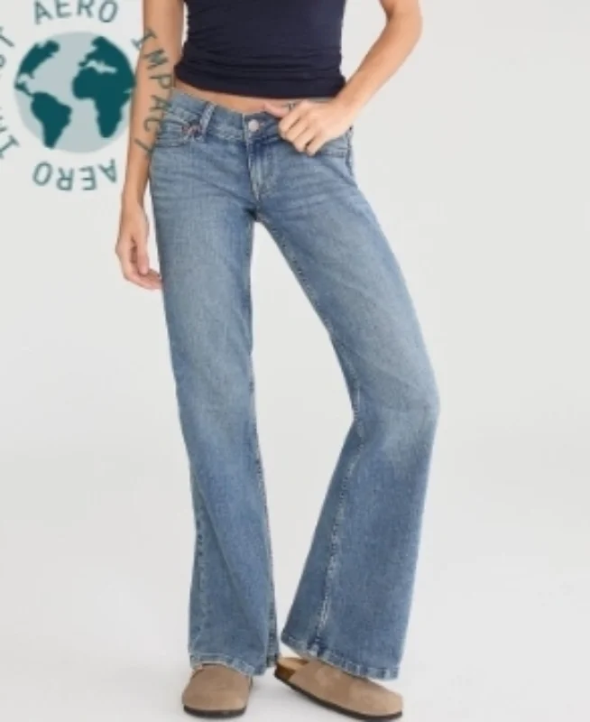 Super Low-Rise Flare Jean