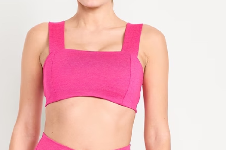 Light Support CloudComfy Bandeau Sports Bra | Old Navy
