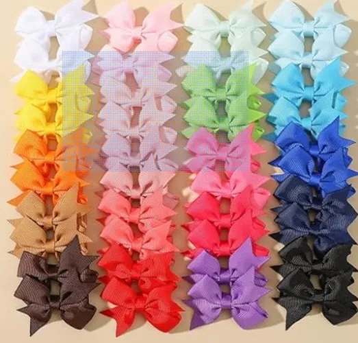 40PCS 2 Inch Hair Bows Clips
