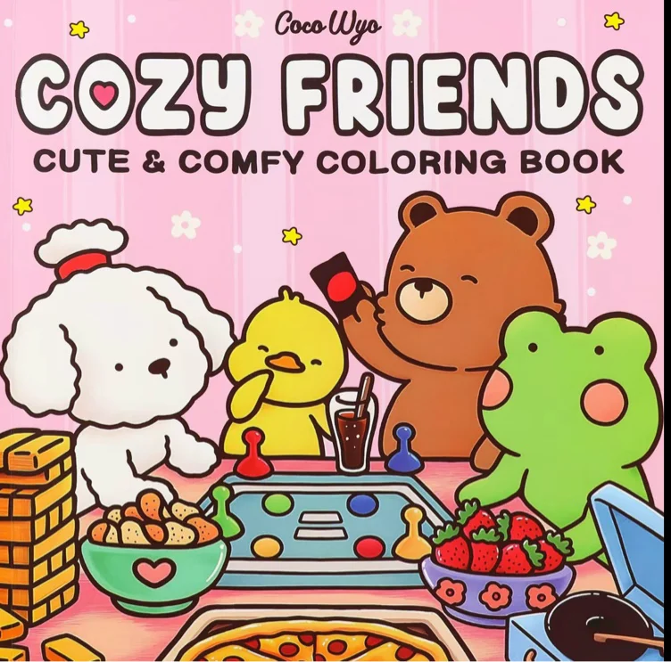 SUPER CUTE COLORING BOOK - the most popular fun and creative - TikTok Shop