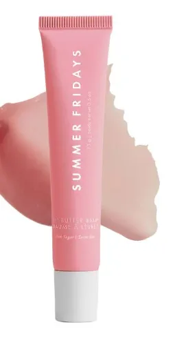 Lip Butter Balm Treatment for Hydration + Nourishing Shine - Pink Sugar-