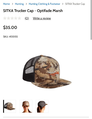 SITKA Trucker Cap 