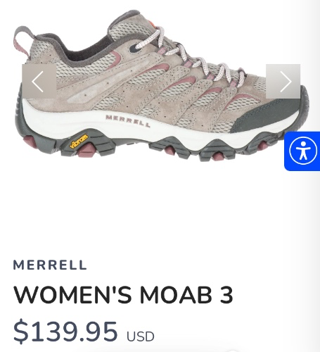 Hiking shoes