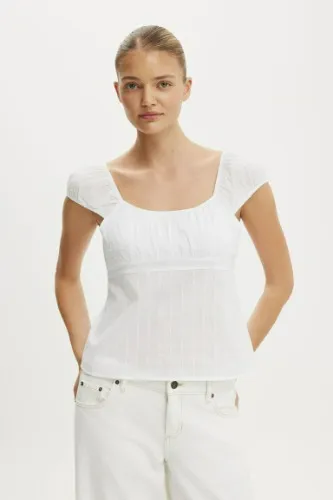 Tie Back Babydoll Top