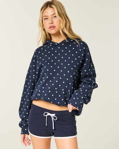 Hollister Feel Good Oversized Dot Hoodie