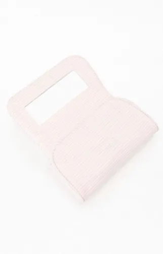 John Galt Pink & White Striped Makeup Bag | PacSun
