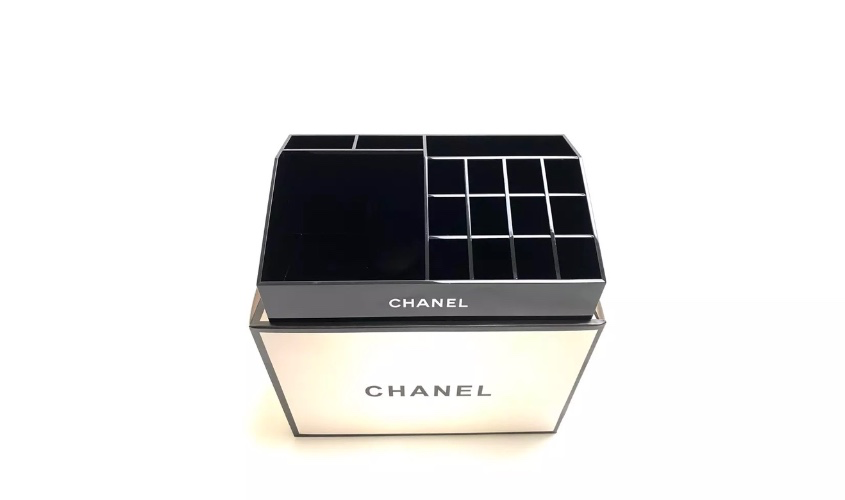 Chanel Vip Gift Cosmetic Make-Up Brush Lipstick Holder 1 Black 8.5x5x3.2