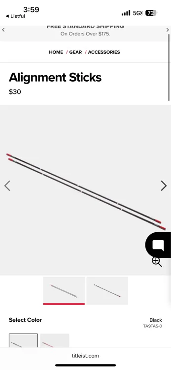 Titleist Aligment Sticks | Golf Alignment Sticks | Titleist