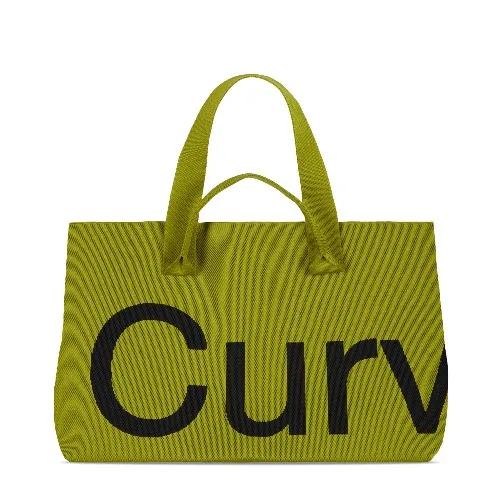 Curves Knit Tote Lemongrass