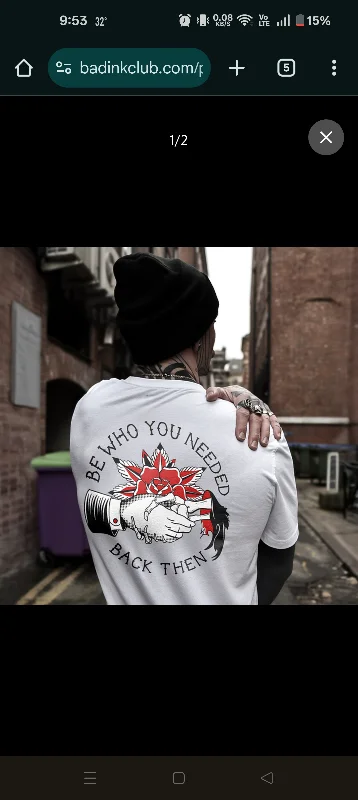Be Who You Needed Back Then Printed T-shirt