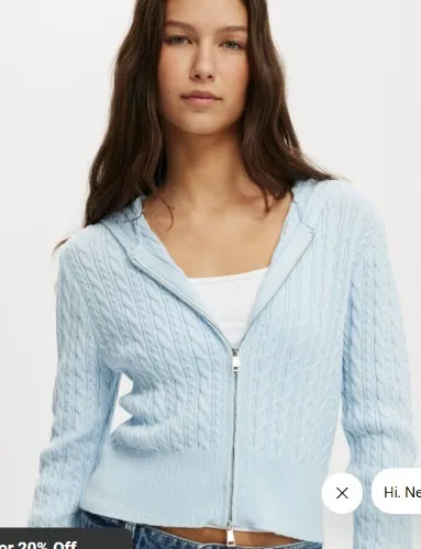 Everfine Double Zip Up Hoodie