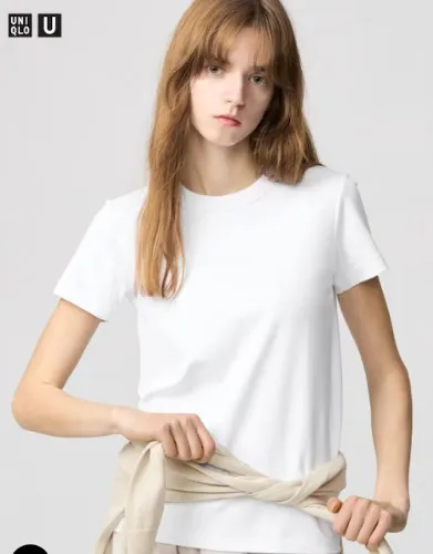 Women's Crew Neck T-Shirt - WHITE