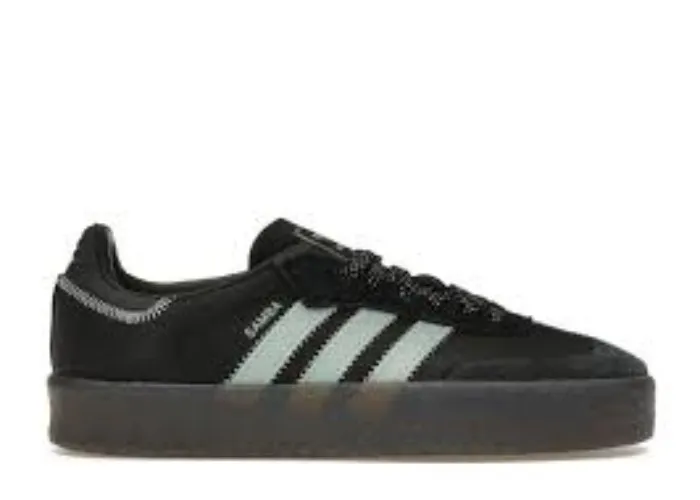 Womens adidas Sambae Athletic Shoe - Core Black / Hazy Green / Carbon