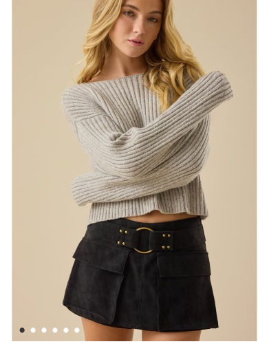 Jane Suede Skort