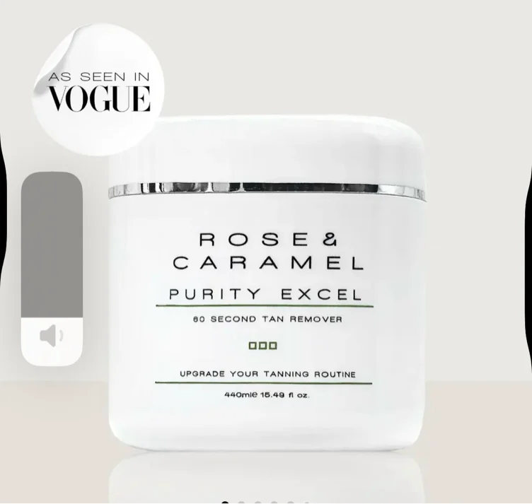 Rose & Caramel Purity Excel 60 Second Self Tan Removers - TikTok Shop