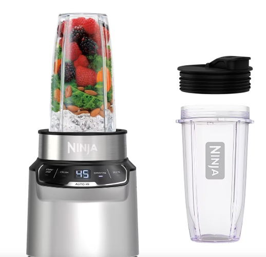 Ninja Auto IQ Nutri Blender Pro Bundle with Cups
