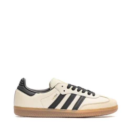 Womens adidas Samba OG Athletic Shoe - Cream White / Core Black / Sand Strata