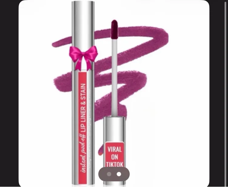 【NEW】Plum , Matte Liquid Lip Stain Peel Off Lip Liner, Long Lasting Lip Tattoo, Waterproof & Transfer-Proof Lip Liner Peel Off Lip Gloss for All Skin