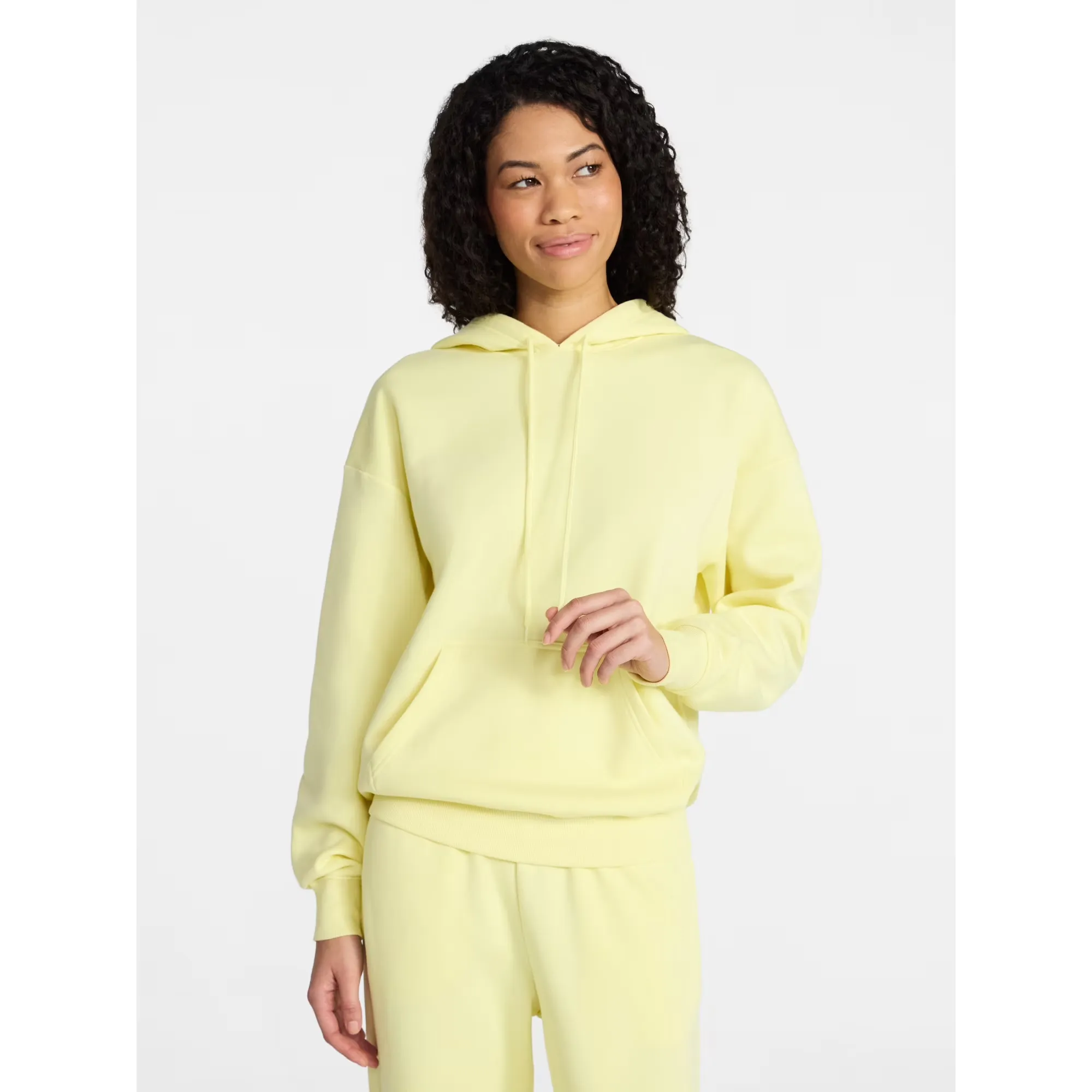 No Boundaries Essential Fleece Hoodie, Women's Sizes XXS-XXL