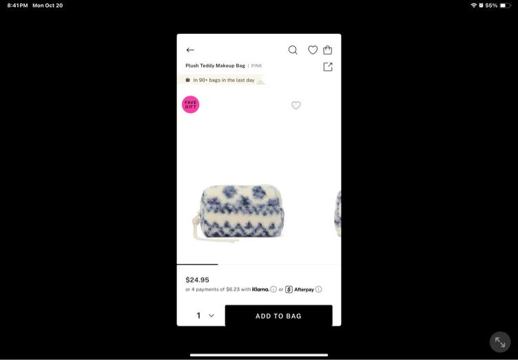 Buy Quilted Pouch - Order Cosmetic Cases online 5000010445 - PINK US
