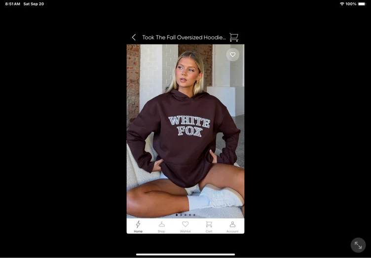 Brown hoodie