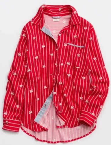 Aerie Flannel Pajama Shirt