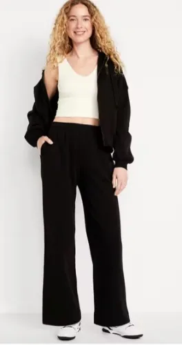 High-Waisted SoComfy Wide-Leg Sweatpants | Old Navy