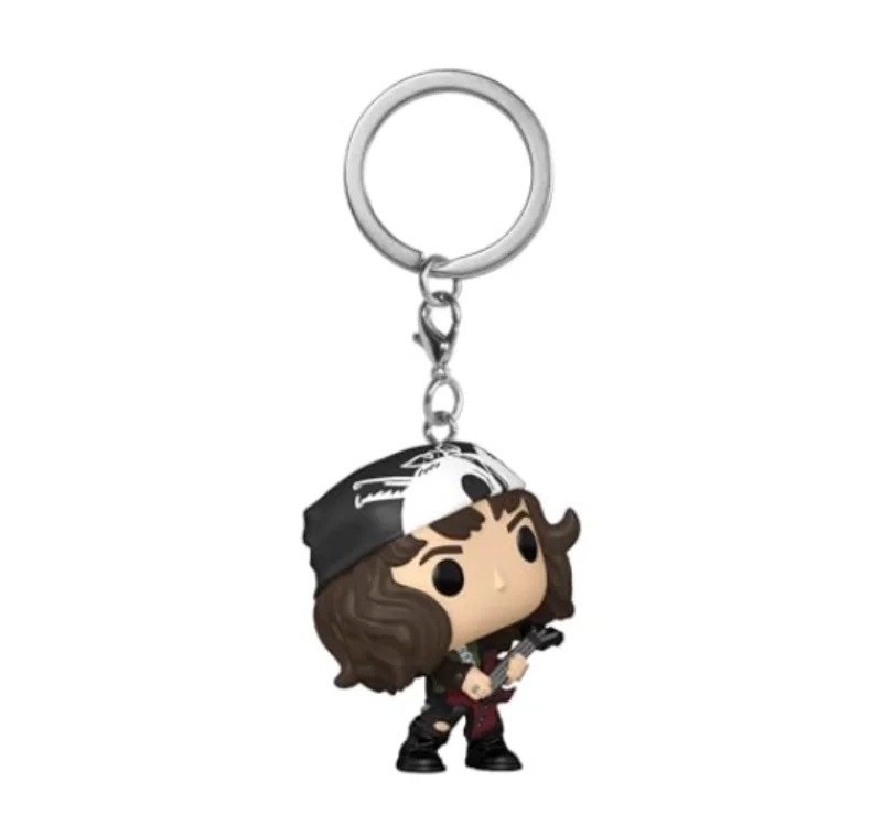 Funko Pop! Keychain: Stranger Things - Eddie Novelty Keyring - Collectable Mini Figure - Stocking Filler - Gift Idea - Official Merchandise - TV Fans - Backpack Decor
