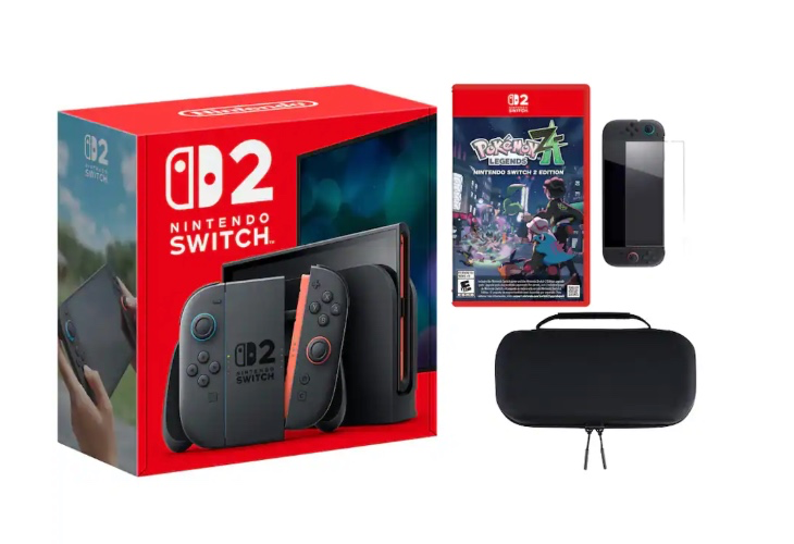 Switch 2 Bundle With Accessories & Pokemon Z-A Game - Nintendo Switch 2