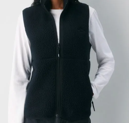 Polartec® Thermal Pro™ Mockneck Vest - Black (Medium)