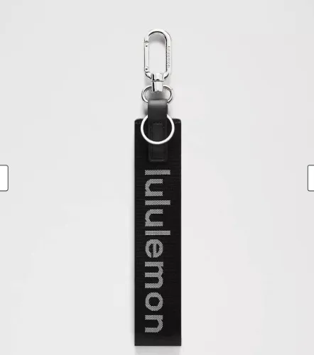 Never Lost Keychain - Black/White/Silver
