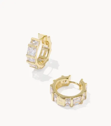 Jamie Gold Huggie Earrings 