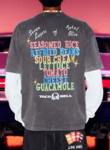 Hollister x Taco Bell Boxy Heavyweight Graphic Tee