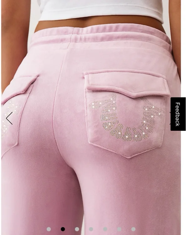 

CRYSTAL HORSESHOE VELOUR SWEATPANT | True Religion

