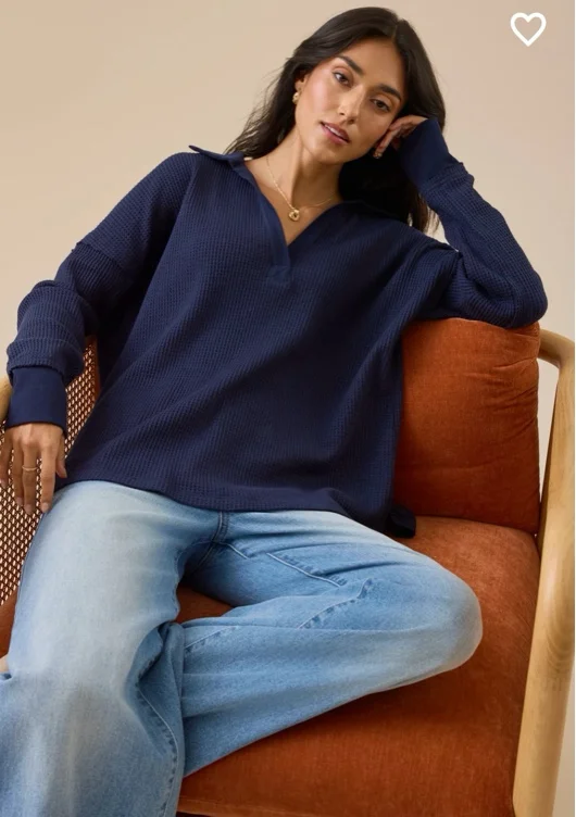 Gracey Waffle Knit Top