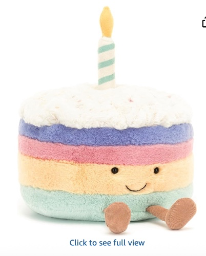 https://www.amazon.com/Jellycat-Amuseable-Rainbow-Birthday-Plush/dp/B0CM9X3HN3/ref=sr_1_18?crid=249BGFJFYMW8B&dib=eyJ2IjoiMSJ9.aTQXGMa8pk2_DLXfnvWw_HzjkSm_sFkpLOqxGdZjhBqRrqhrQvdyiJY9RmvbWJ6VDjBqHfVFINNP-MktZ0HmW8zJan4ikD3WMWiDw-rSjzePuhtWzoAqv-ZekrBgJ1FStJeLed8YtyqLT19NAExU0eLLbfSVZbrf5w4B4vYMUQiBXv8E44v795AI5dDlCrGv_ASw0DnFCibNufKpq3YZqnvzy6bLM7OVodwetUV32b2YQlsmjEusDkfEew-w4CxOHZM2mc-U-VperB1NCNJATUY8VuuVQbvhJwVjbccfkCU.CQhbN5RIzEpcJUqgk8RuoDbKUE95fkz1lLt8DRxYsVA&dib_tag=se&keywords=jellycat&qid=1763772725&s=toys-and-games&sprefix=je%2Ctoys-and-games%2C130&sr=1-18&th=1